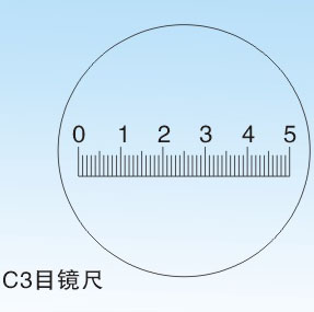 C3 型0.1尺形目鏡尺